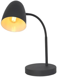 Lampa de birou Globo Lighting, E14, max. 25W, IP20, metal, neagra [1]- savelectro.ro