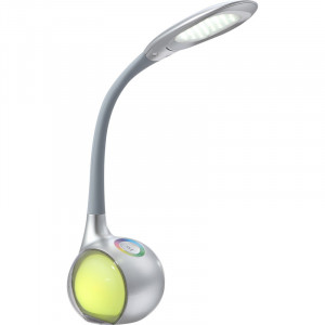 Lampa de birou LED Tarron 58279, dimabila, cu intrerupator touch, 5W, 300lm, lumina rece, argintie, IP20, Globo [3]- savelectro.ro
