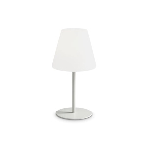 Lampa de masa exterior Arcadia TL1 1xE27, IP44, alba, Ideal Lux