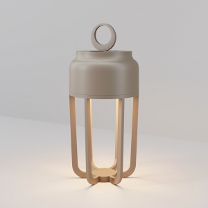 Stalpi iluminat exterior, Lampa LED portabila Vetra 5W, 245 lm, lumina calda/neutra/rece, IP54, bej, Maytoni - savelectro.ro