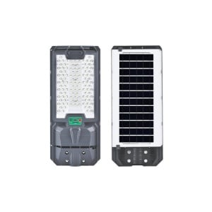 Lampa stradala LED 200W cu panou solar si senzor de miscare, telecomanda inclusa, lumina rece(6000 K) [1]- savelectro.ro