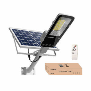 Lampa stradala LED 63W cu panou solar , telecomanda si suport de prindere incluse, 500lm, lumina rece(8000 K), 5000mAh, Superfire [2]- savelectro.ro