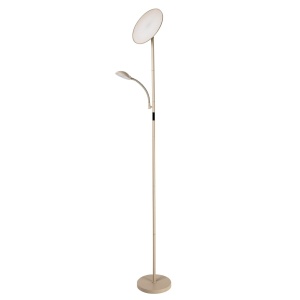 Lampadar LED Halina, 23W, 1840 lm, lumina calda/neutra/rece, dimabil, IP20, grej, Rabalux