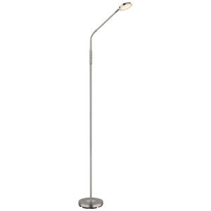 Lampadare, Lampadar LED Silvio 6.5W, lumina calda/neutra, 350 lm, dimabil, nichel mat, Globo Lighting - savelectro.ro