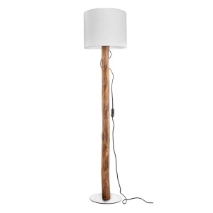 Lampadare, Lampadar Norin 1xE27, Ø30 cm, IP20, lemn natural, Globo Lighting - savelectro.ro