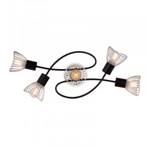 [Lichidare de stoc]Lustra Fassa 54815-5, 5xE14, crom+negara, IP20, Globo Lighting [5]- savelectro.ro