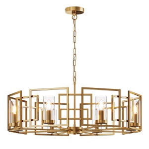 Lustre, Lustra Bowi H009PL-08G, 8xE14, aurie, IP20, Maytoni - savelectro.ro