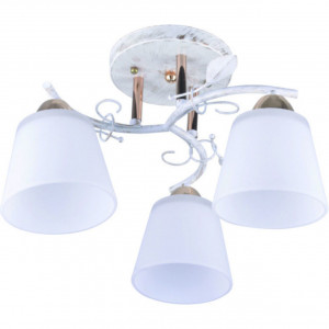 Klausen Stoc, Lustra Brush LY-3140, 3xE27, alba+aurie, IP20, Klausen - savelectro.ro