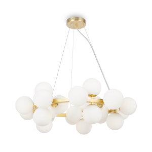 Lustra Dallas MOD545PL-25BS, 25xG9, aurie+alba, IP20, Maytoni [1]- savelectro.ro