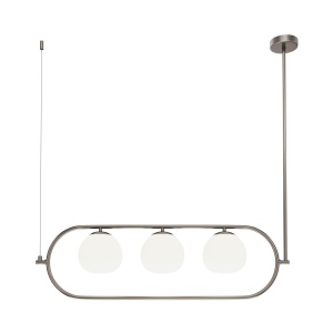 Corpuri de iluminat, Lustra Erich MOD221PL-03N, 3xE14, nichel+alba, IP20, Maytoni - savelectro.ro