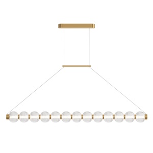 Lustra LED Amulet MOD555PL-L18G3K, 22W, 1050lm, lumina calda, IP20, aurie+transparenta, Maytoni [1]- savelectro.ro