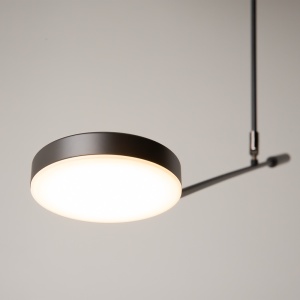 Lustra LED Fad, 8W, lumina calda (3000K), neagra, Maytoni [5]- savelectro.ro