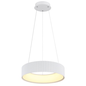 Lustre LED, Lustra LED Kemp 45W, 1800 lm, lumina calda/neutra/rece, IP20, alba, Globo Lighting - savelectro.ro