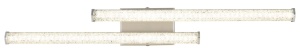 Lustra LED Kirina, 2 brate, 12W, 1000 lm, lumina neutra (4000 K), IP20, nichel mat/cristale, Globo Lighting [4]- savelectro.ro