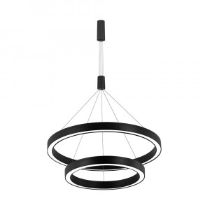 Lustra LED Lina BR-BH16-09681, 65W, 6500lm, lumina calda+neutra+rece, IP20, neagra, Braytron [1]- savelectro.ro