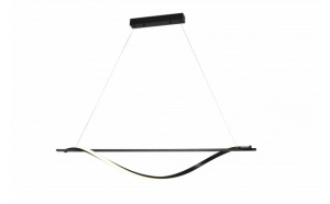 Lustra LED Optonica, 17W, 1360lm, Lumina Calda (3000K), Neagra-Nisipos [1]- savelectro.ro