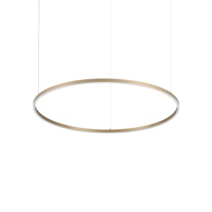 Lustre LED, Lustra LED Oracle Slim rotunda D090, 53W, 2770lm, lumina calda (3000 K), IP20, alama, Ideal Lux - savelectro.ro