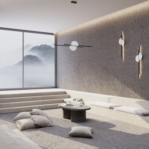 Lustra LED Skyline MOD179PL-L26W4K, 26W, 900lm, lumina neutra, IP20, neagra+alba, Maytoni [2]- savelectro.ro