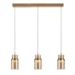 Lustre LED, Lustra LED Zayen, 27W, 1400 lm, lumina calda (3000 K), IP20, aurie, Rabalux - savelectro.ro