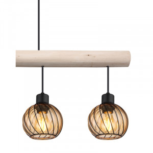 Lustra Paulo 15534-4H, 4xE27, neagra+aurie, IP20, Globo Lighting [3]- savelectro.ro