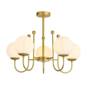 Lustra Regal, 5xE27, IP20, aurie, Klausen [2]- savelectro.ro