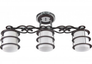 Lustre, Lustra Rena LY-3319, 3xE27, alba+neagra, IP20, Klausen - savelectro.ro