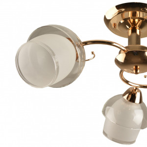 Lustra Rosy KL100036, 3xE27, alba+aurie, IP20, Klausen [3]- savelectro.ro