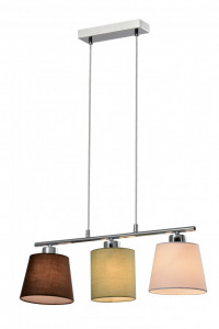 Corpuri de iluminat, Lustra Sini KL113011, 3xE27, alba+maro+crem+verde, IP20, Klausen - savelectro.ro