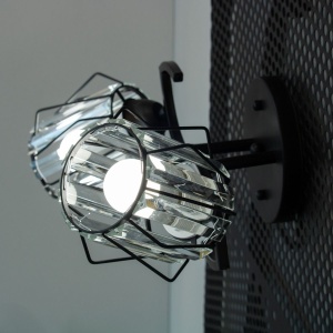 Lustra Spin PL2, 2xE27, neagra, Klausen [2]- savelectro.ro
