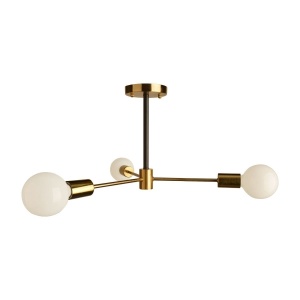 Lustre, Lustra Stick 3, 3xE27, aurie, Klausen - savelectro.ro