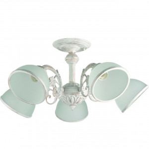 Lustre, Lustra Tina LY-3270, 5xE27, alba, IP20, Klausen - savelectro.ro