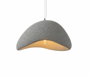 Corpuri de iluminat, Pendul 1xE27, D300, alb+gri, Optonica - savelectro.ro