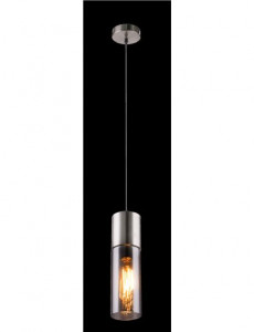 Pendul Annika 21000HN, 1xE27, fumuriu+nichel mat, IP20, Globo [3]- savelectro.ro