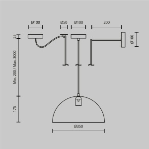 Pendul Basic Colors MOD168PL-01B, 1xE27, negru mat, IP20, Maytoni [5]- savelectro.ro