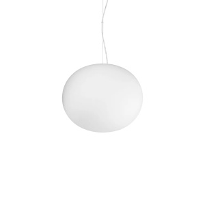 Pendule, Pendul Cotton D30 1xE27, IP20, alb, Ideal Lux - savelectro.ro