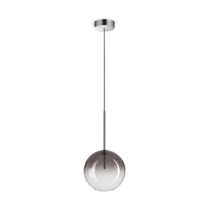 Pendul Equinoxe 1xG4, Ø200 mm, fumuriu, Ideal Lux