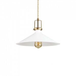 Corpuri de iluminat, Pendul Eris 238210, 1xE27, alb, IP20, Ideal Lux - savelectro.ro