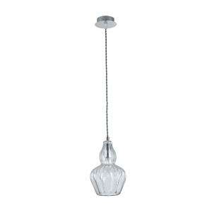 Pendul Eustoma MOD238-PL-01-TR, 1xE14, nichel+transparent, IP20, Maytoni [4]- savelectro.ro