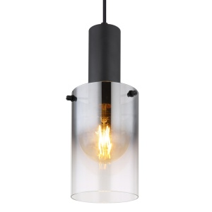 Pendul Florentina, 1xE27, IP20, negru mat/fumuriu transparent, Globo Lighting [6]- savelectro.ro