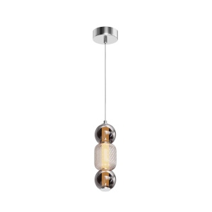 Pendul LED Drop MOD273PL-L16CH3K, 16W, 2000lm, lumina cald, IP20, crom, Maytoni [1]- savelectro.ro