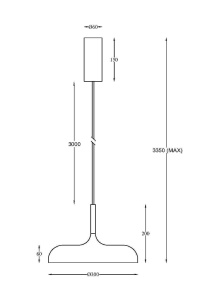 Pendul LED Gerhard MOD189PL-L12W3K1, 19W, 1000lm, lumina calda, IP20, alb, Maytoni [3]- savelectro.ro