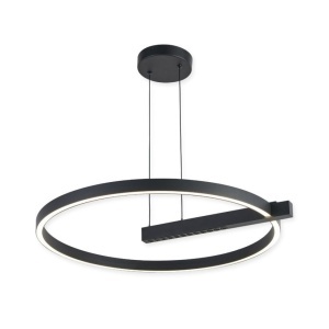 Klausen Stoc, Pendul LED Himera, 48W, lumina neutra (4000 K), negru, Klausen - savelectro.ro