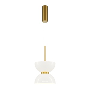 Pendul LED Kyoto MOD178PL-L11G3K, 11W, 1300lm, lumina calda, IP20, auriu, Maytoni [1]- savelectro.ro