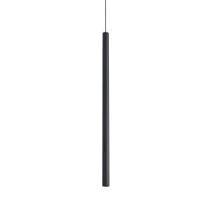 Pendule, Pendul LED Look rotund D30 H700, 11.5W, 660lm, lumina calda (3000 K), IP20, negru, Ideal Lux - savelectro.ro