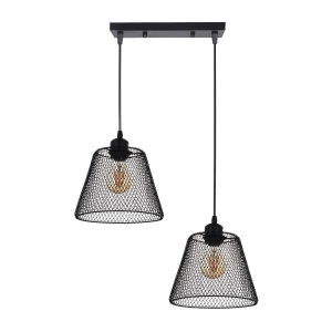 Pendule, Pendul Loana SP2 B, 2xE27, negru, Klausen - savelectro.ro