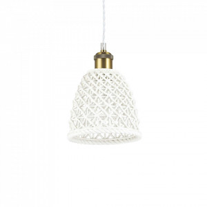 Pendul Lugano 206820, 1xE27, alb, IP20, Ideal Lux [1]- savelectro.ro