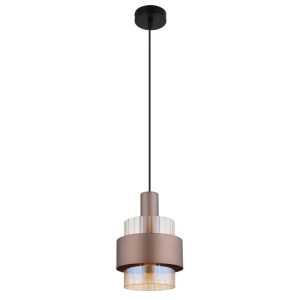Pendul Milley, 1xE27, IP20, negru mat/chihlimbar, Globo Lighting [4]- savelectro.ro