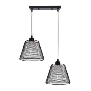 Pendul Novos SP2, 2xE27, negru, Klausen [1]- savelectro.ro