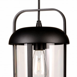 Pendul pentru exterior Tolson, 1 bec, dulie E27, neagra, Klausen [3]- savelectro.ro