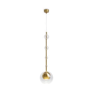 Pendul Ros MOD227PL-01BS, 1xGU10, auriu+transparent, IP20, Maytoni [1]- savelectro.ro